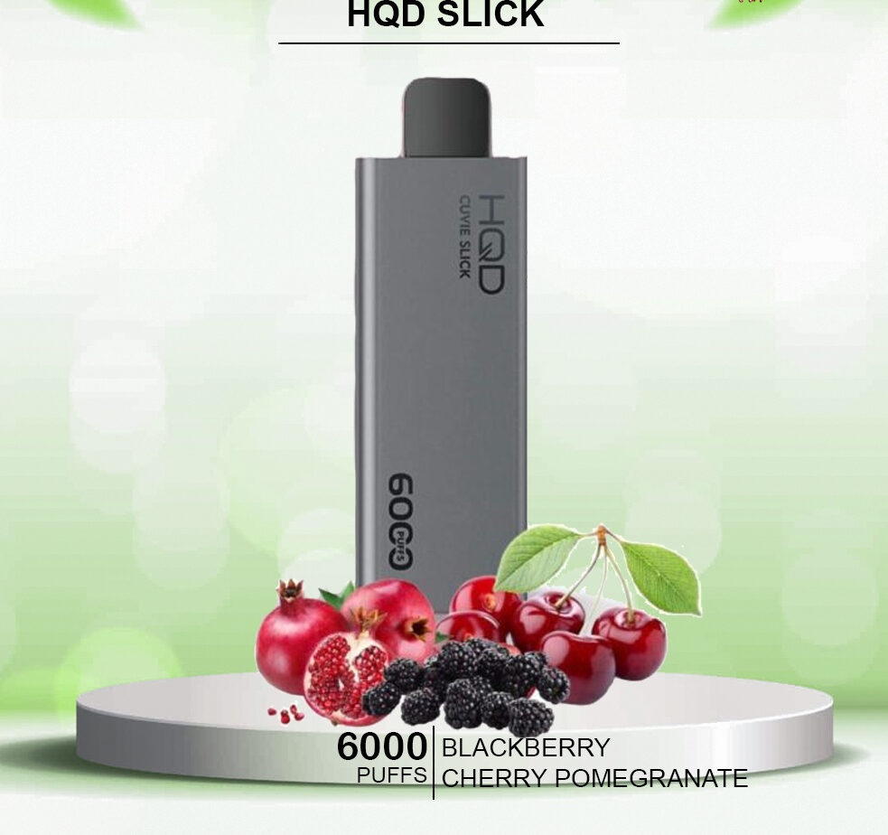 HQD SLICK BLACKBERRY CHERRY POMEGRANATE - 6000 PUFFS — image 1