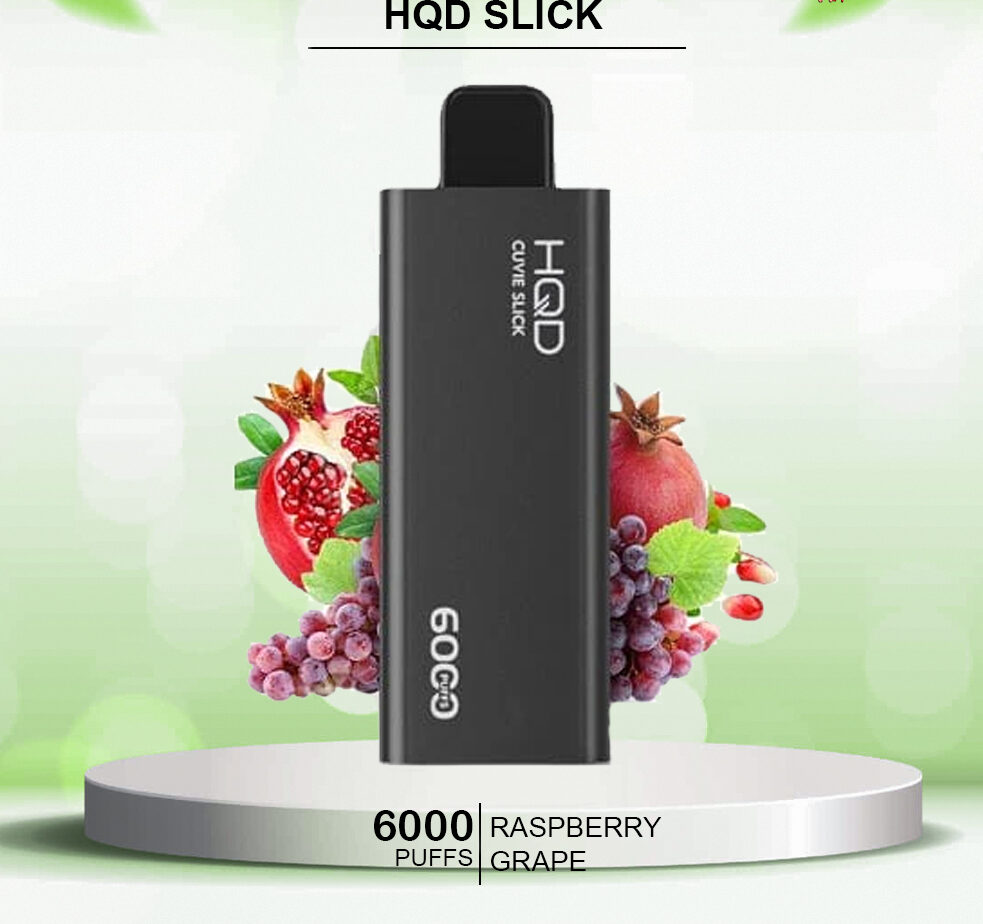 HQD SLICK RASPBERRY GRAPE - 6000 PUFFS — image 1