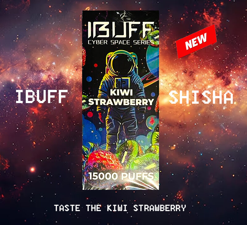 IBUFF SHISHA - KIWI STRAWBERRY - 15000 PUFFS — image 1