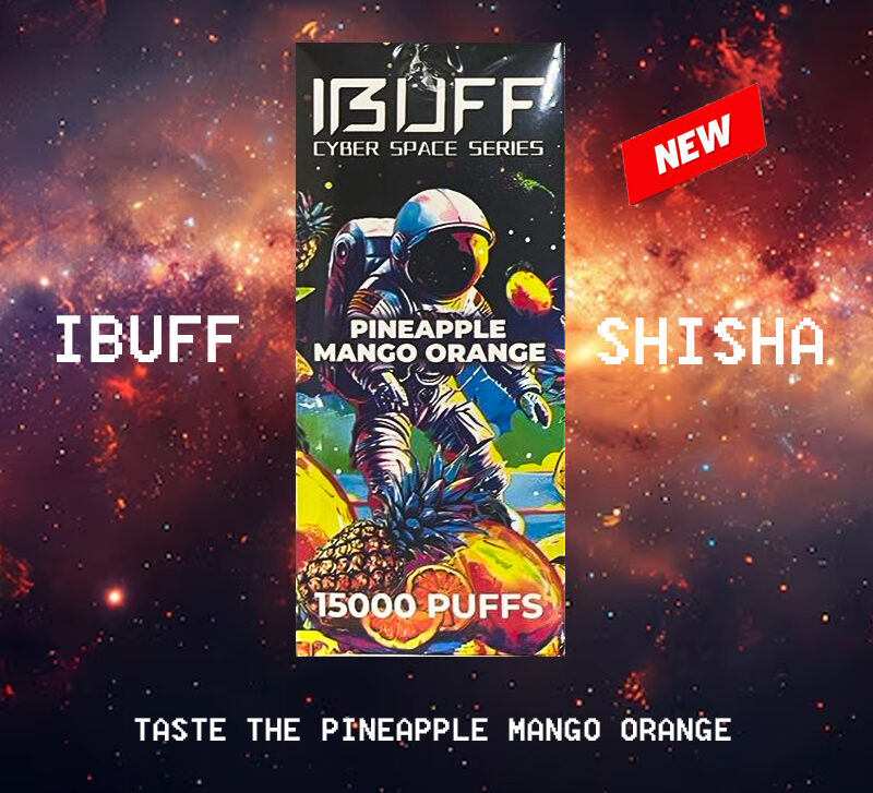IBUFF-SHISHA - PINEAPPLE MANGO ORANGE- 15000 PUFFS — image 1