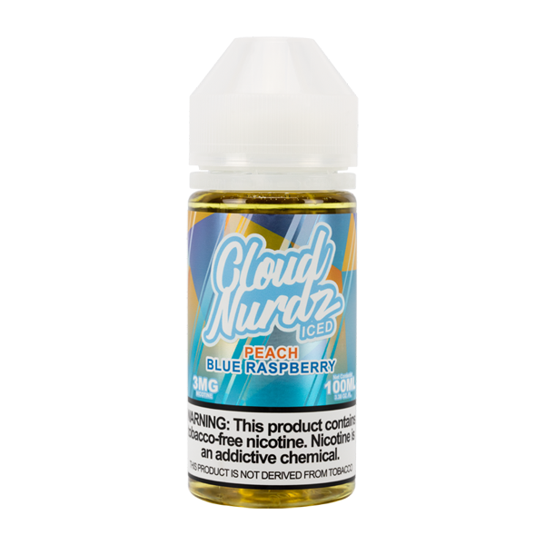 Iced Peach Blue Raspberry by Cloud Nurdz 100mL — image 1