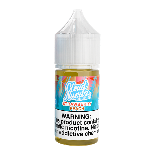 Iced Strawberry Peach Cloud Nurdz Salts — image 1