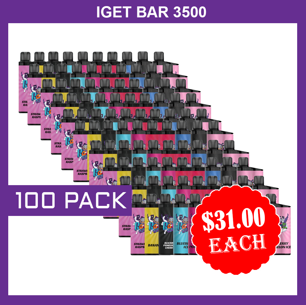 IGET BAR – 3500 PUFFS – 100 PACK — image 1