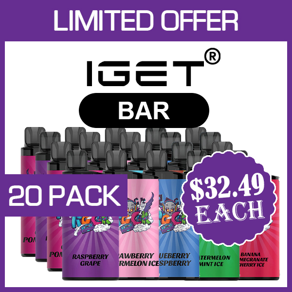 IGET BAR – 3500 PUFFS – 20 PACK — image 1
