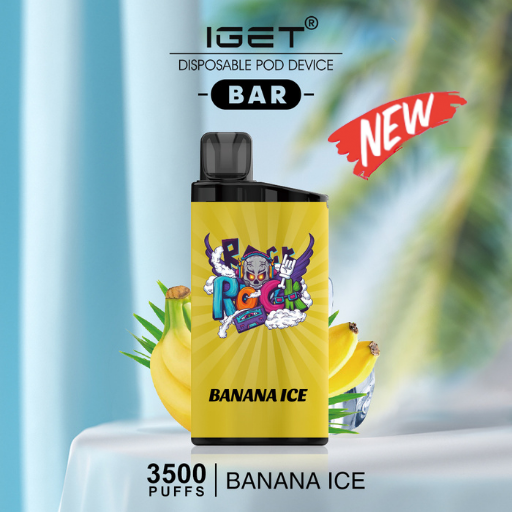 IGET BAR BANANA ICE – 3500 PUFFS — image 1
