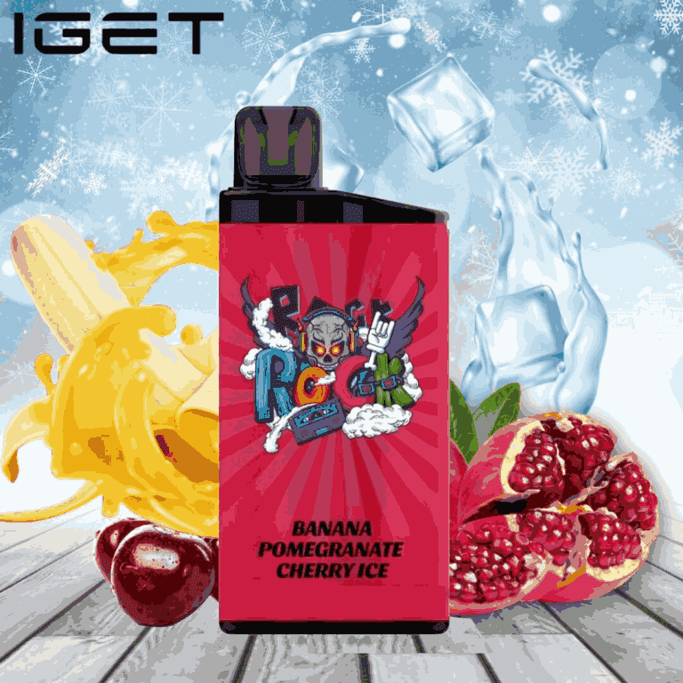 IGET BAR BANANA POMEGRANATE CHERRY ICE – 3500 PUFFS — image 1