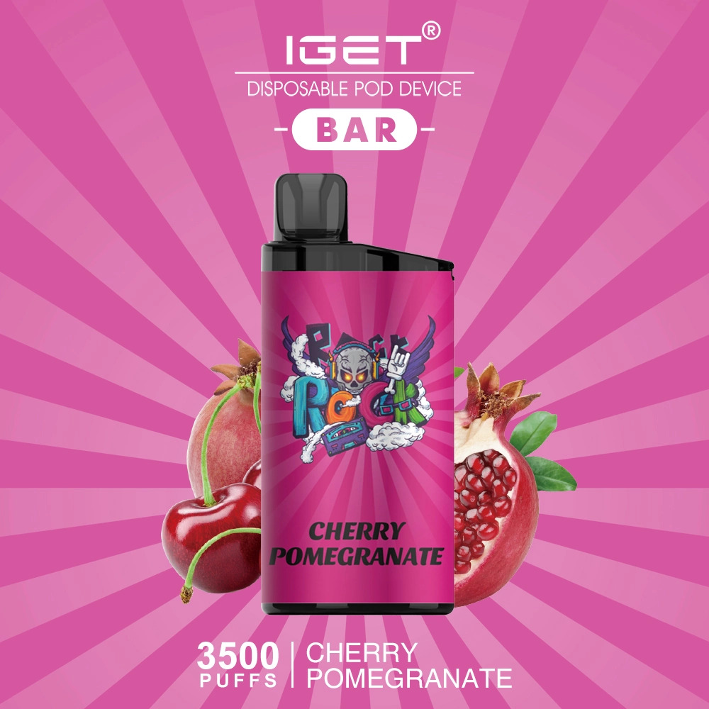 IGET BAR CHERRY POMEGRANATE – 3500 PUFFS — image 1