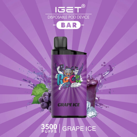 IGET BAR GRAPE ICE – 3500 PUFFS — image 1