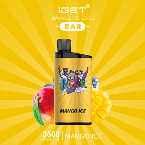 IGET BAR MANGO – 3500 PUFFS — image 1