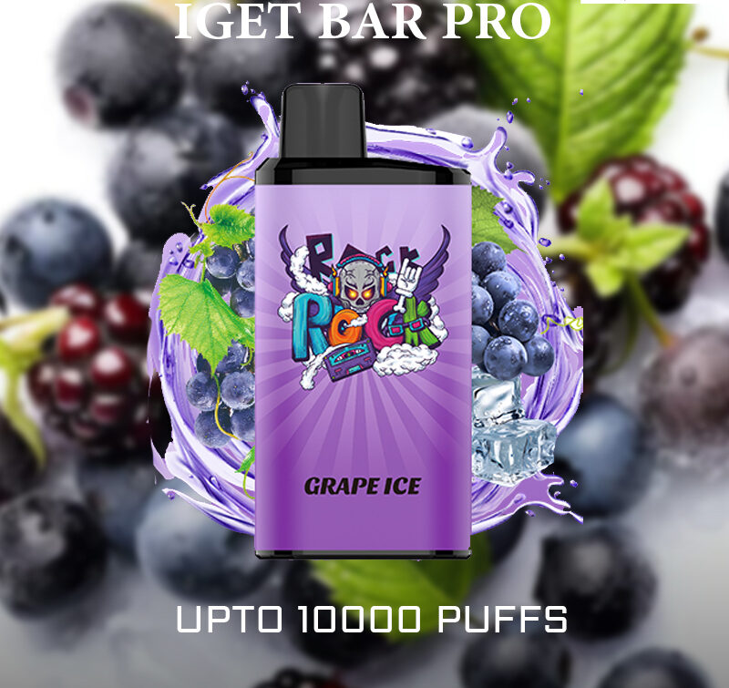 IGET BAR PRO - GRAPE ICE - 10000 PUFFS — image 1