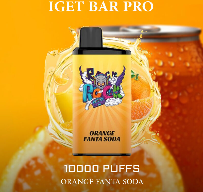 IGET HOT ORANGE SODA – 5500 PUFFS — image 1