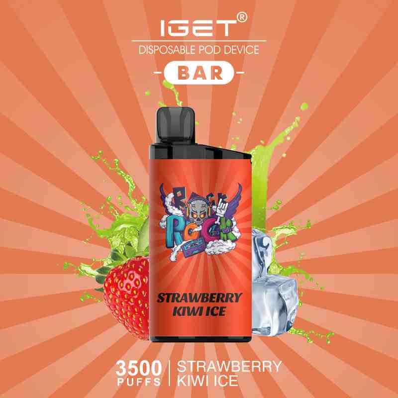 IGET BAR STRAWBERRY KIWI ICE – 3500 PUFFS — image 1