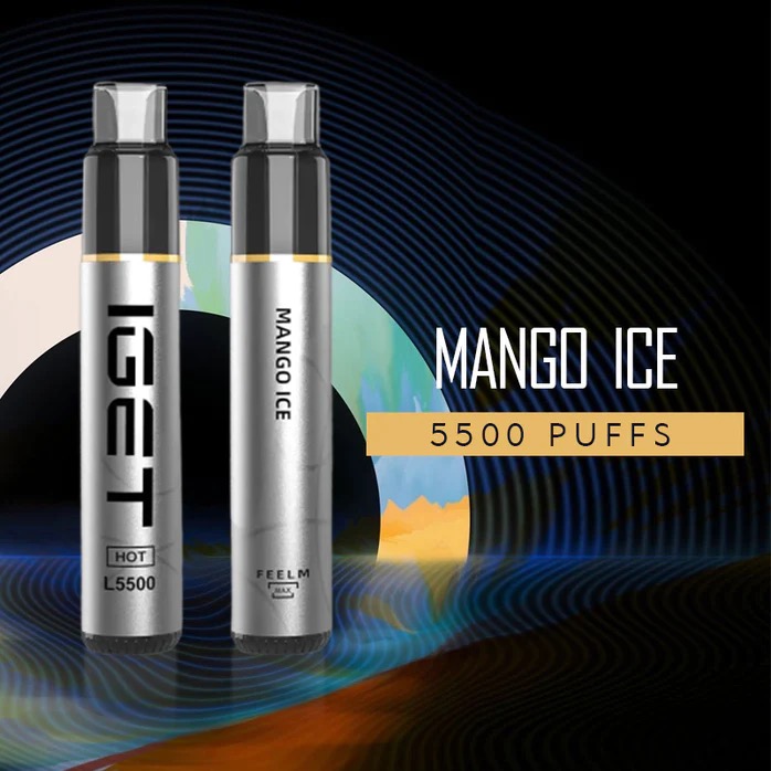 IGET HOT MANGO ICE – 5500 PUFFS — image 1