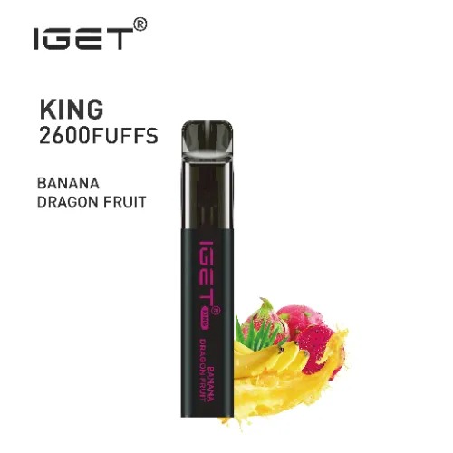 IGET KING BANANA DRAGON FRUIT - 2600 PUFFS — image 1