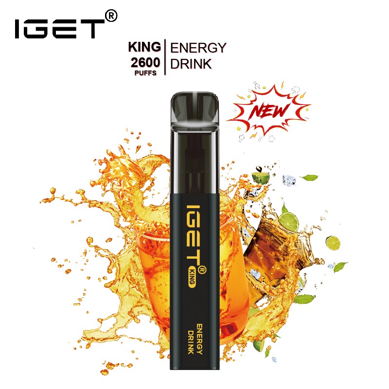 IGET KING ENERGY DRINK ICE – 2600 PUFFS — image 1