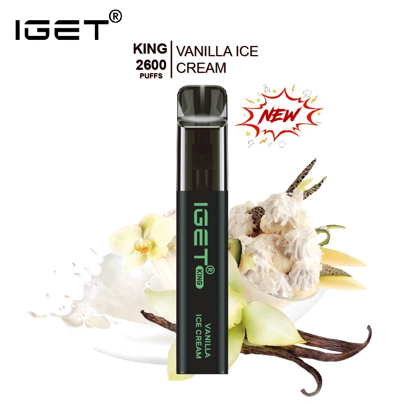 IGET KING VANILLA ICE CREAM – 2600 PUFFS — image 1