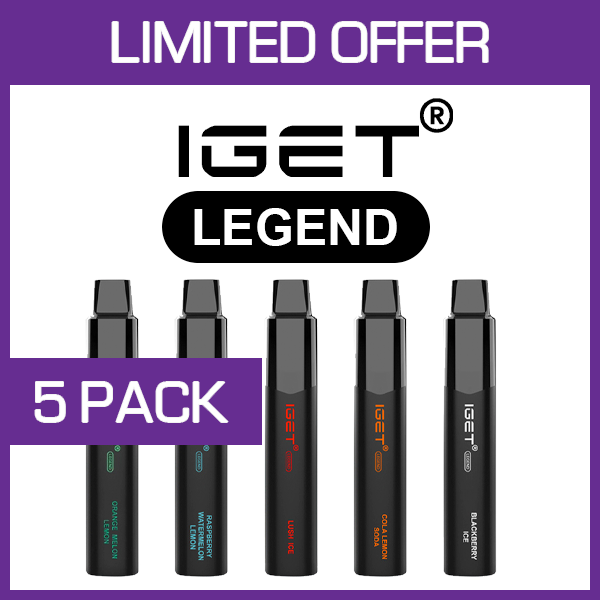 IGET LEGEND – 4000 PUFFS – 5 PACK | IGET Australia — image 1