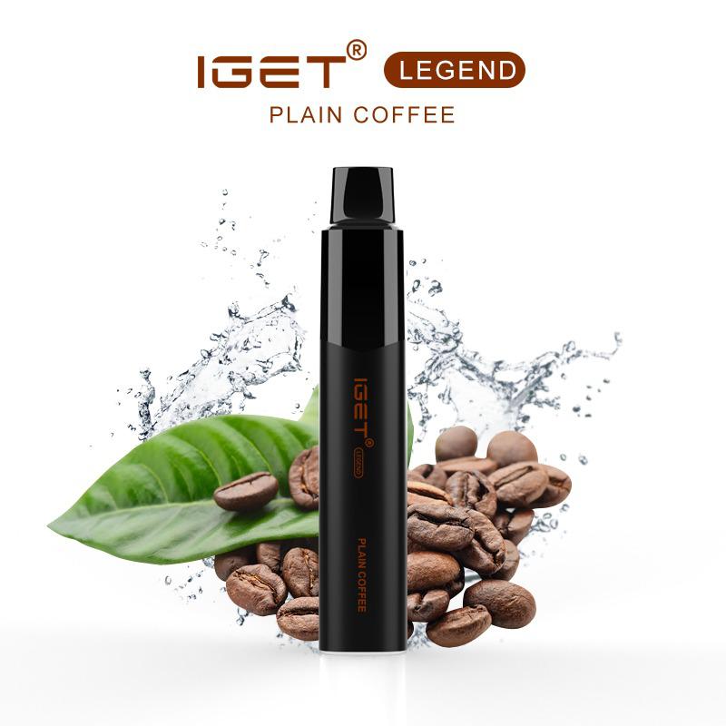 IGET LEGEND PLAIN COFFEE – 4000 PUFFS | IGET Australia — image 1