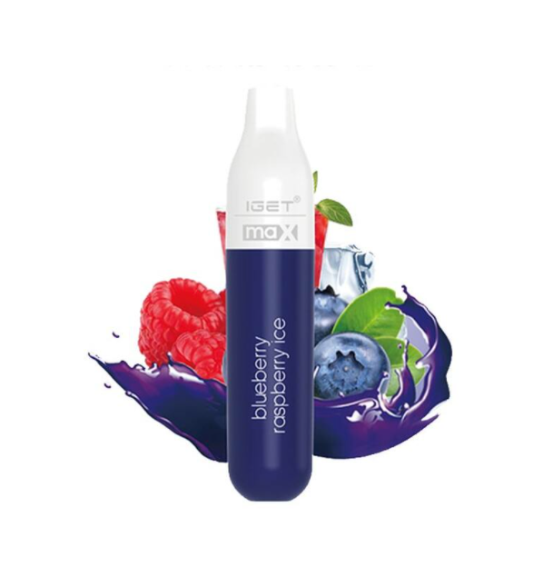 IGET MAX BLUEBERRY RASPBERRY ICE – 2300 PUFFS — image 1