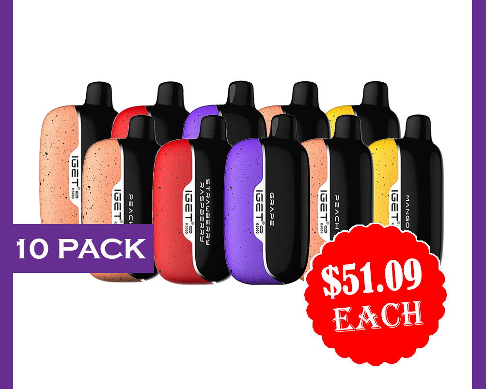 IGET MOON 5000 PUFFS - 10 PACK — image 1