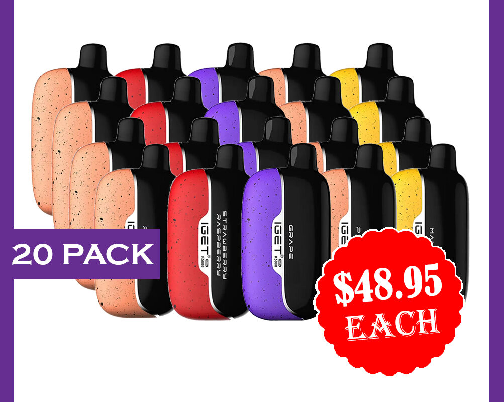 IGET MOON 5000 PUFFS - 20 PACK — image 1