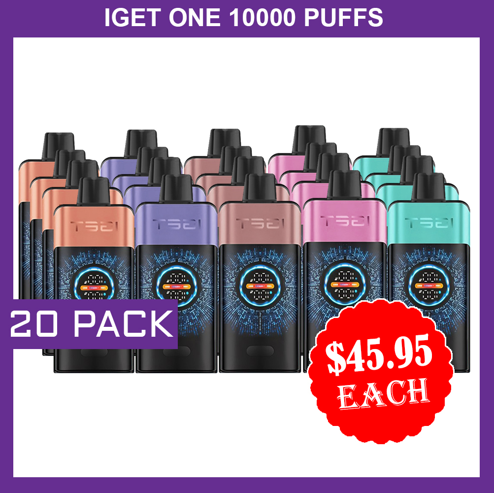 IGET ONE 12000 PUFFS - 20 PACK — image 1