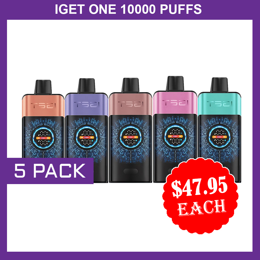 IGET ONE 12000 PUFFS - 5 PACK — image 1