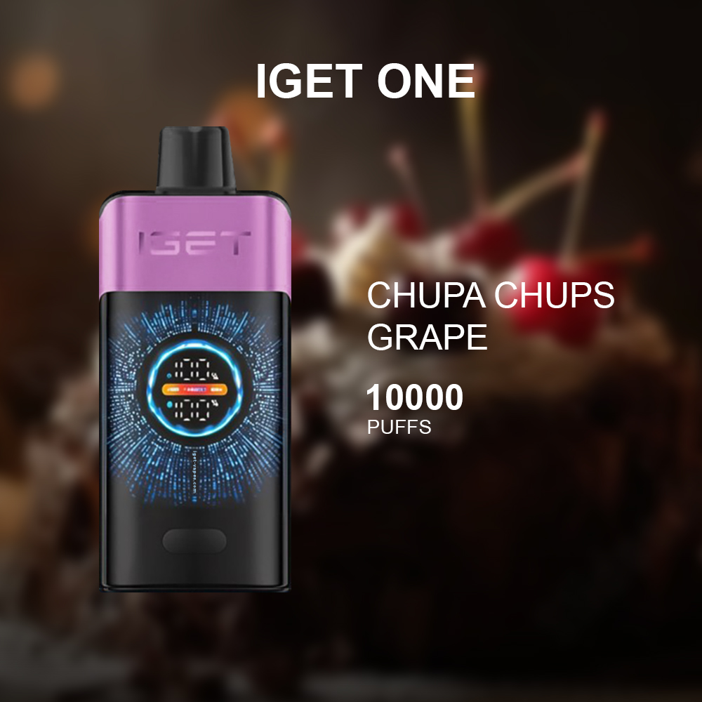 IGET ONE CHUPA CHUPS GRAPE - 12000 PUFFS — image 1