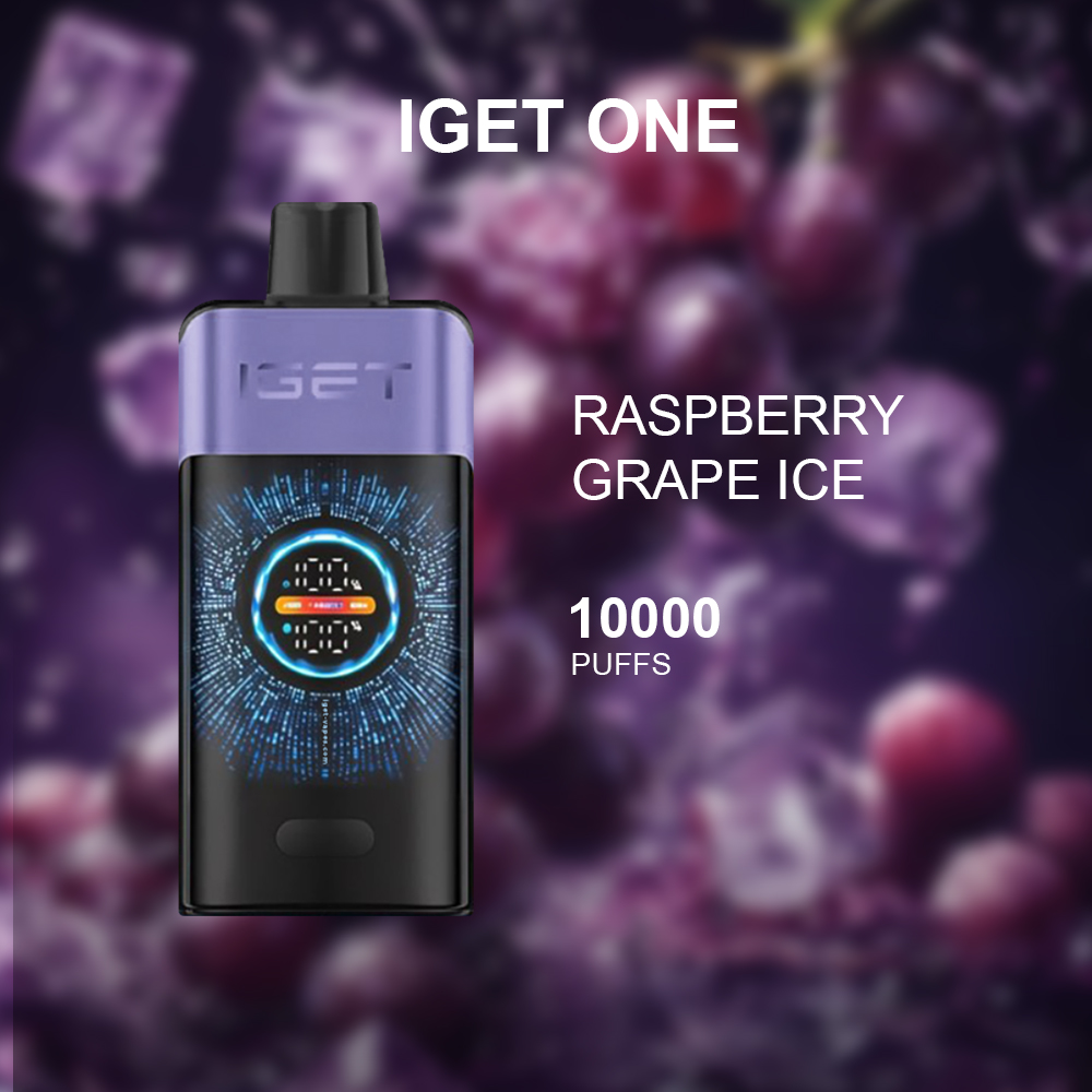 IGET ONE RASPBERRY GRAPE ICE - 12000 PUFFS | IGET Australia — image 1