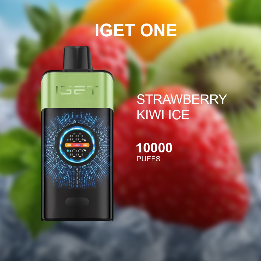 IGET ONE STRAWBERRY KIWI ICE - 12000 PUFFS — image 1