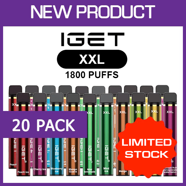 IGET XXL – 1800 PUFFS – 20 PACK — image 1