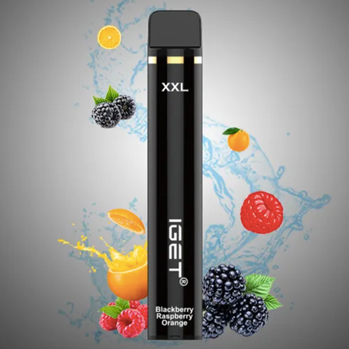 IGET XXL BLACKBERRY RASPBERRY ORANGE – 1800 PUFFS — image 1