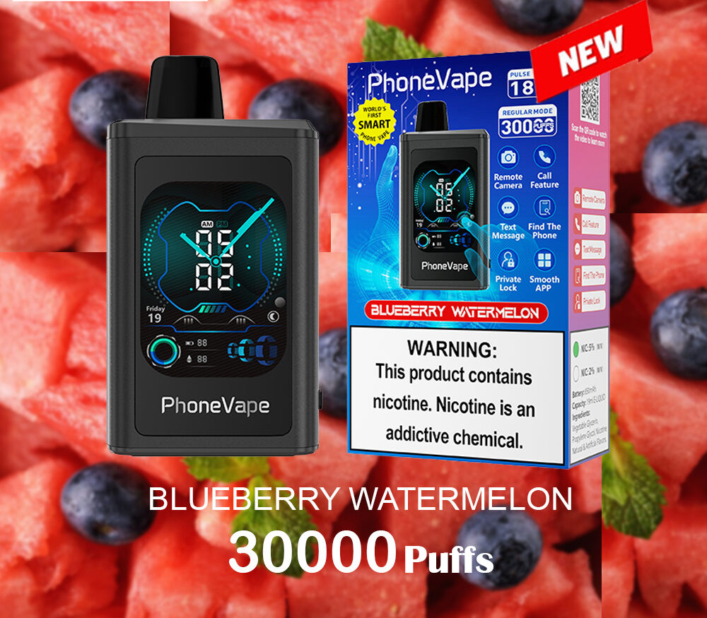 JNR PhoneVape BLUEBERRY WATERMELON - 30000 PUFFS — image 1