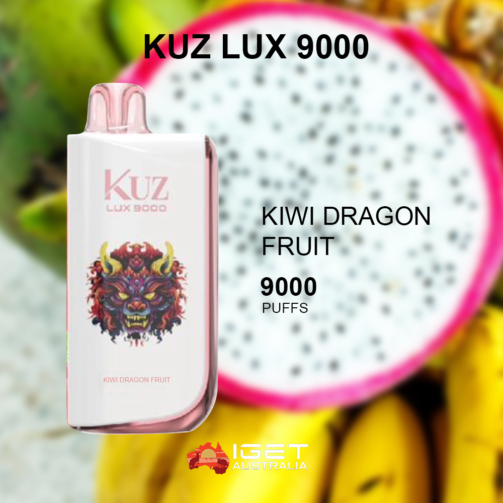 KUZ LUX KIWI DRAGON FRUIT - 9000 PUFFS — image 1