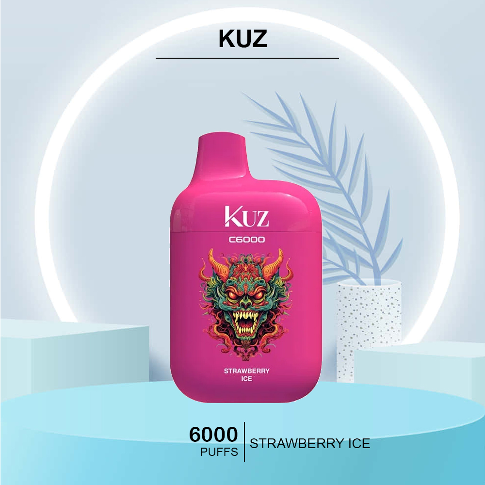 KUZ - STRAWBERRY ICE - 6000 PUFFS — image 1