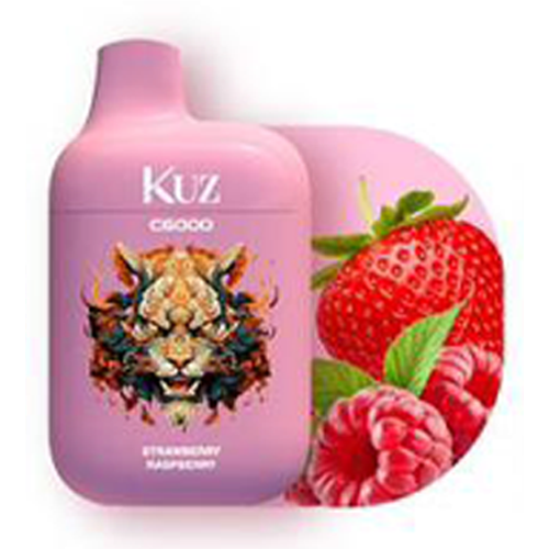 KUZ STRAWBERRY RASPBERRY - 6000 PUFFS — image 1