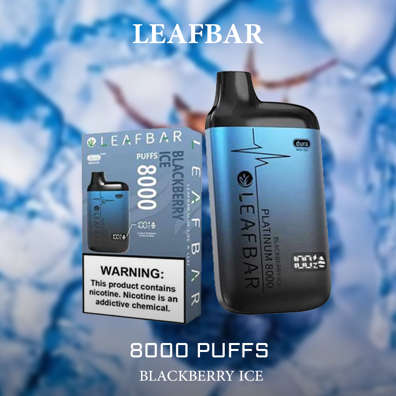 LEAFBAR PLATINUM BLACKBERRY ICE - 8000 PUFFS — image 1