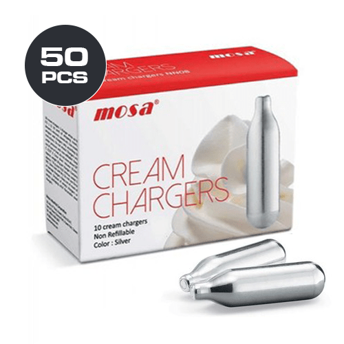 MOSA CREAM CHARGERS N2O - 50 PACK — image 1