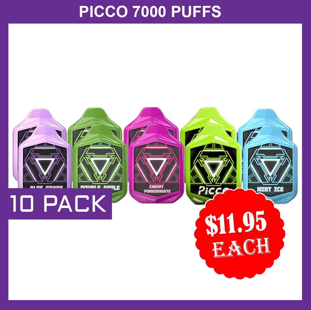 PICCO 7000 PUFFS - 10 PACK — image 1