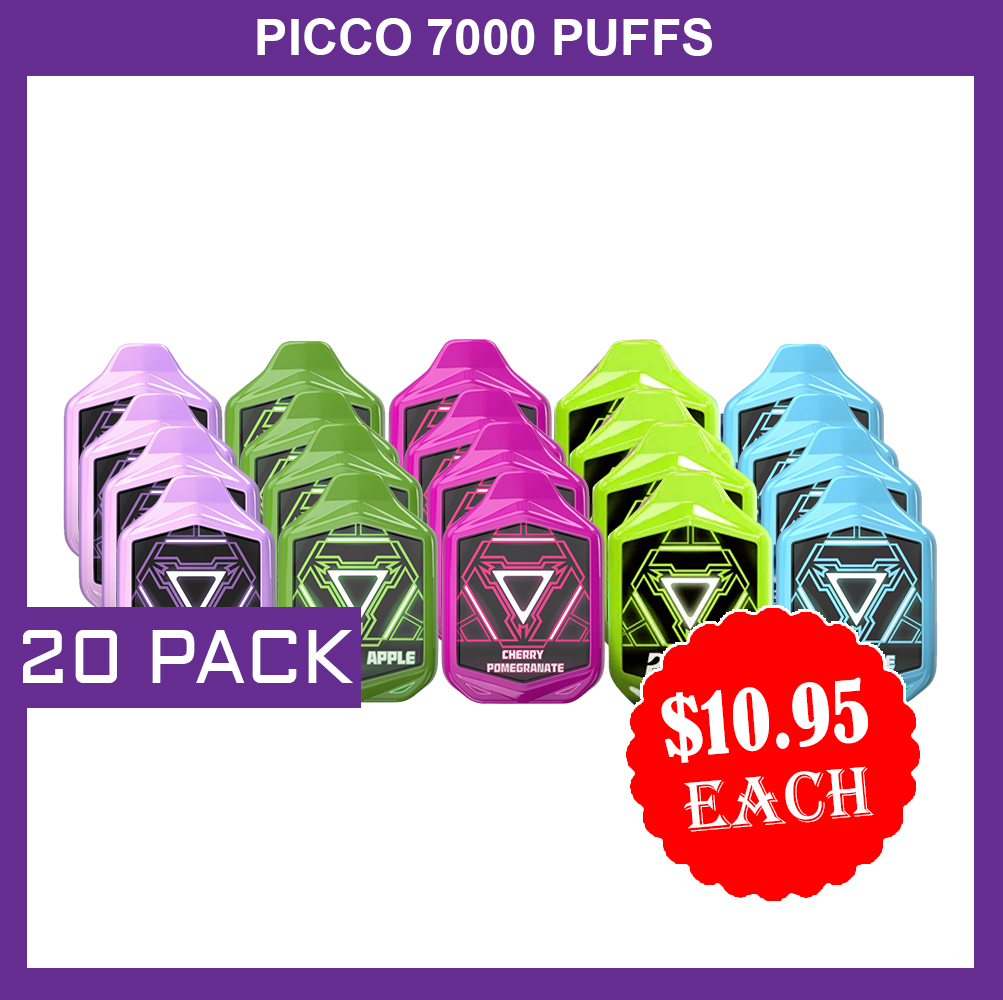PICCO 7000 PUFFS - 20 PACK — image 1
