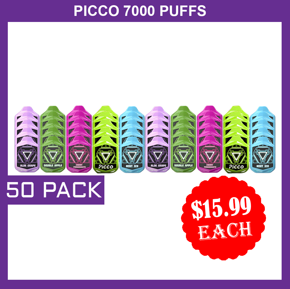 PICCO 7000 PUFFS - 50 PACK — image 1