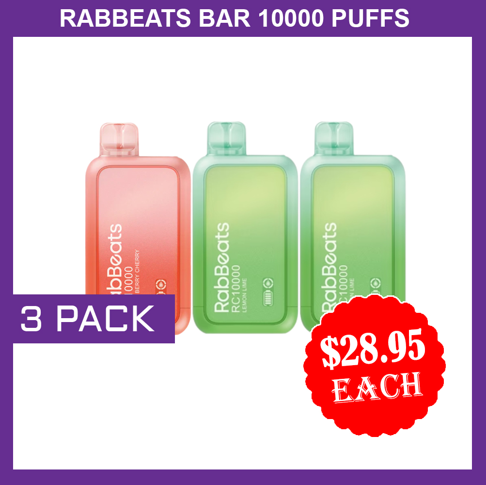 RABBEATS 10000 PUFFS - 3 PACK — image 1