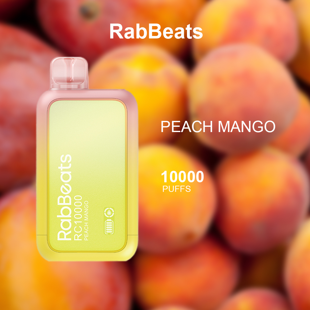 RABBEATS BAR PEACH MANGO - 10000 PUFFS — image 1