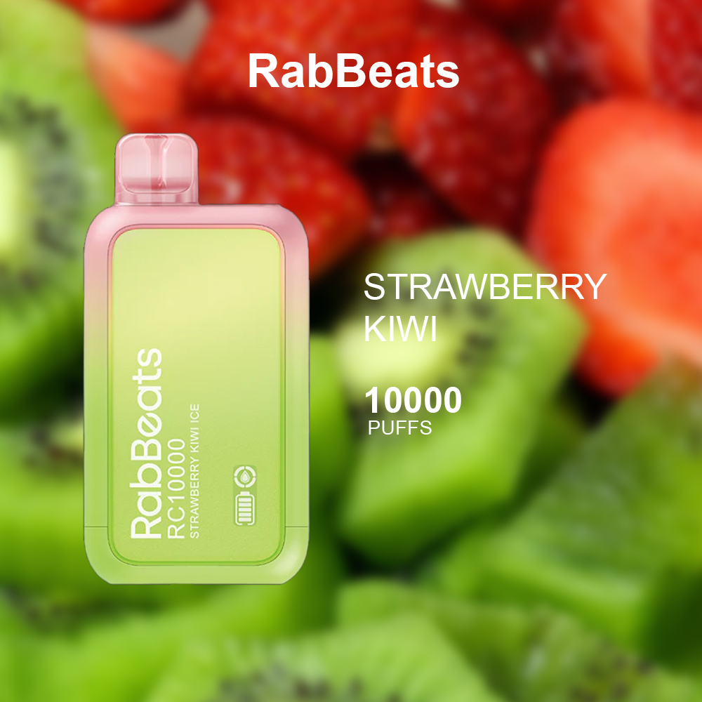 RABBEATS BAR STRAWBERRY KIWI - 10000 PUFFS — image 1