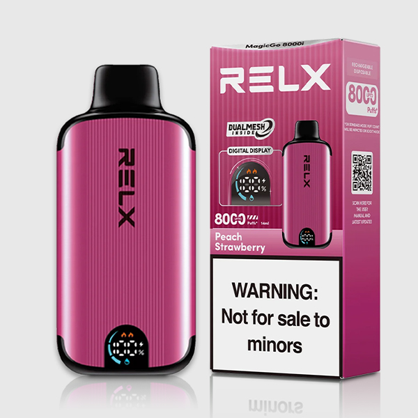 RELX MagicGo 8000 Puffs Peach Strawberry — image 1