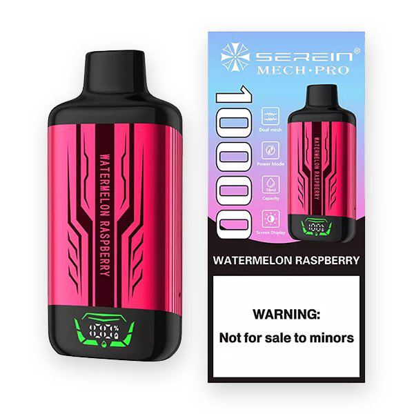 SEREIN MECH-PRO 10000 Puffs Watermelon Raspberry — image 1