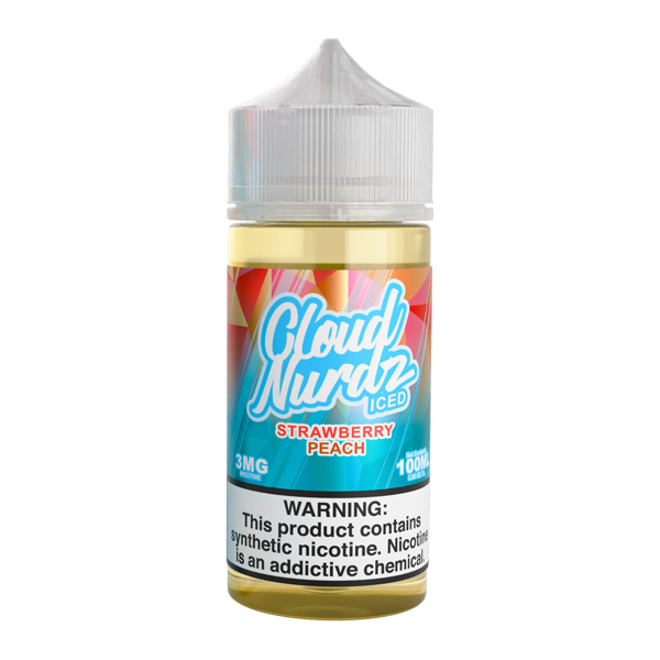 Strawberry Peach Cloud Nurdz Iced eJuice — image 1