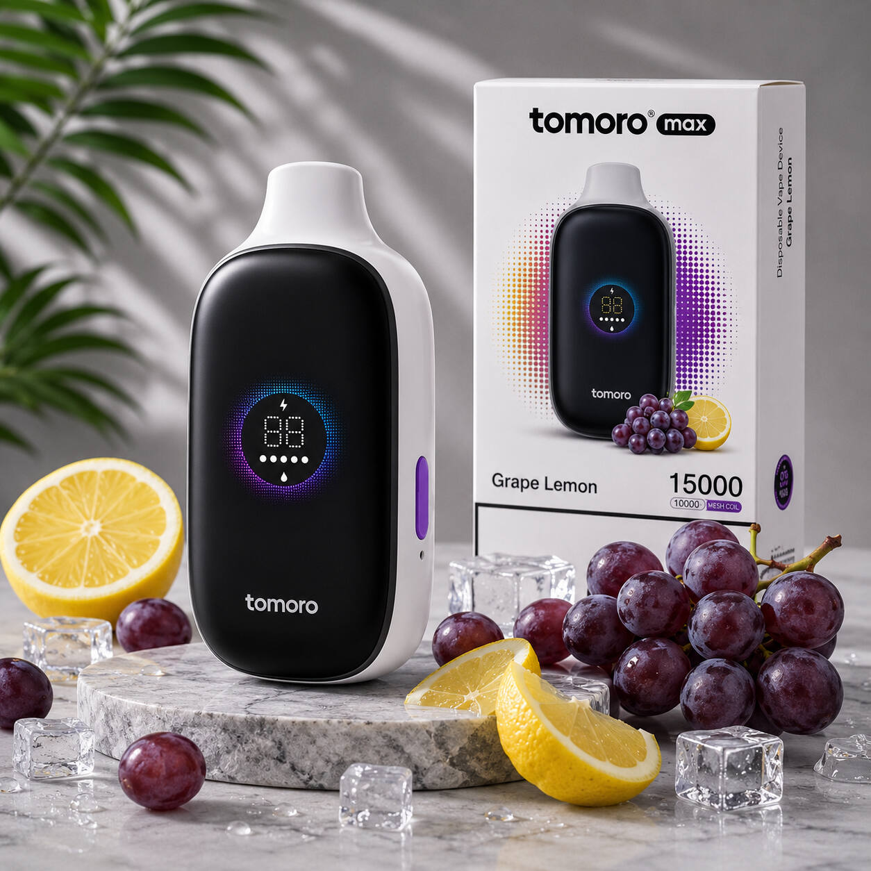 TOMORO MAX - GRAPE LEMON - 15000 PUFFS