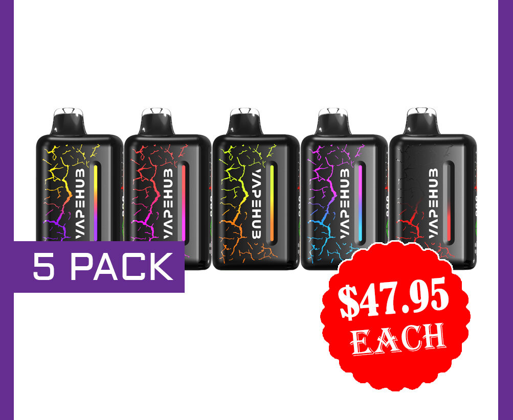 VAPEHUB 20000 PUFFS - 5 PACK — image 1