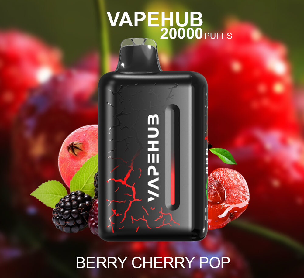 VAPEHUB BERRY CHERRY POP - 20000 PUFFS — image 1